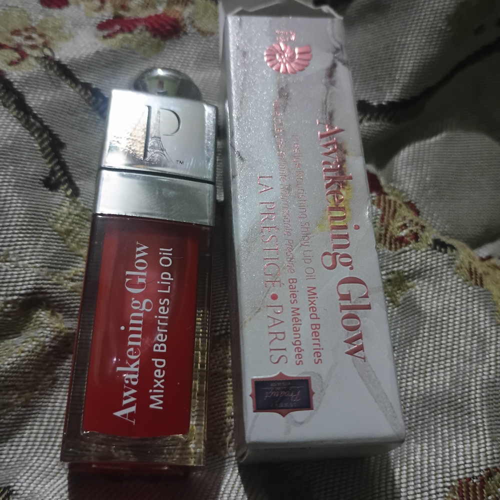 Awakening Glow Mixed Berries Lip Oil by La Prestige Paris Full Size BNIB